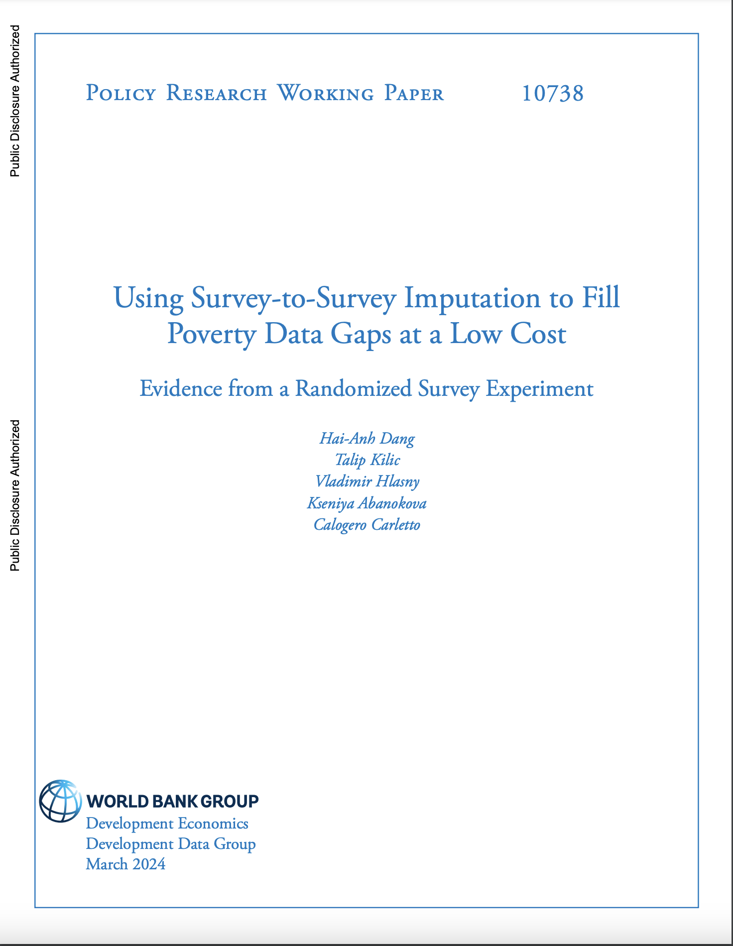 Report Cover PRWP 10738