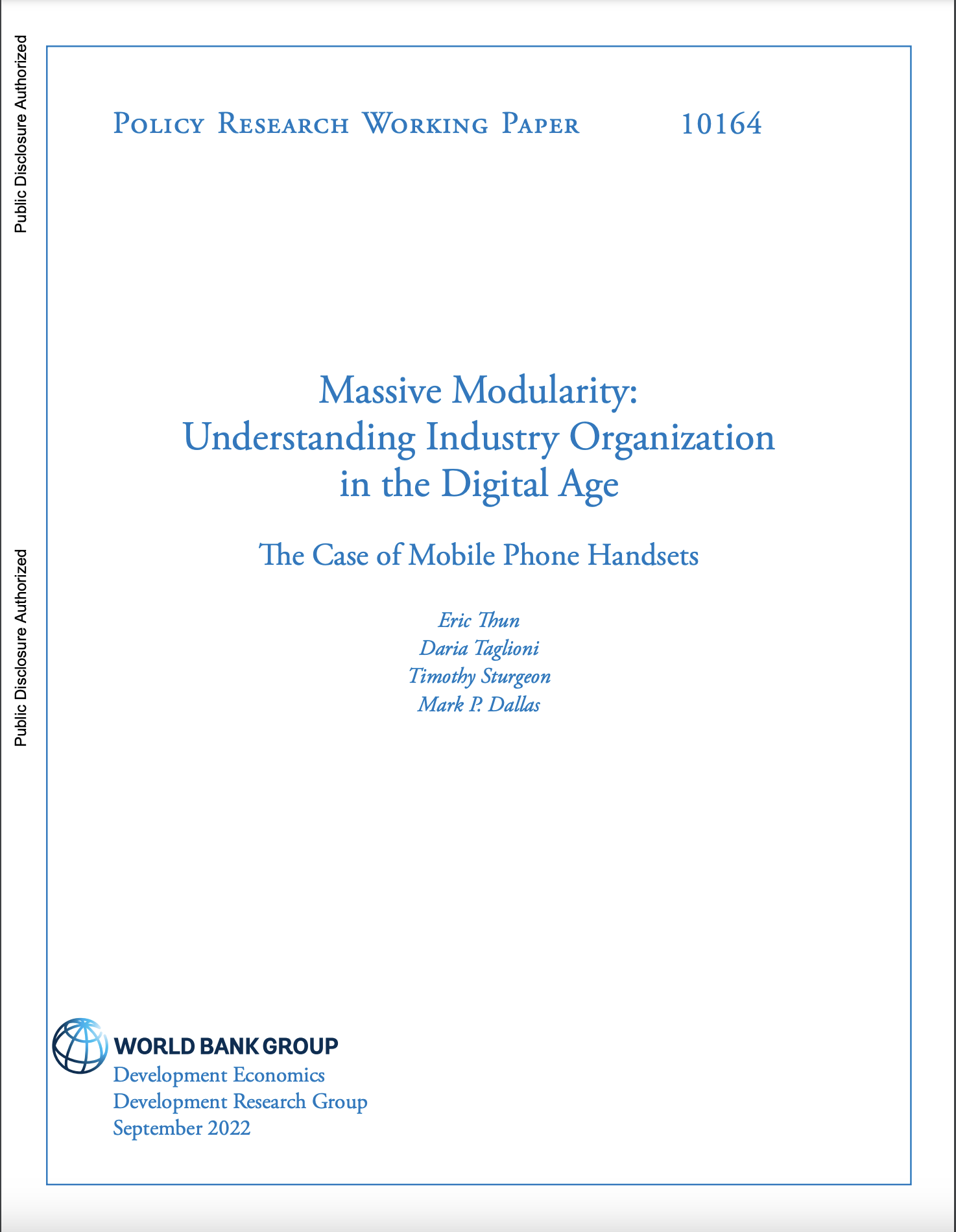 Image of working paper cover