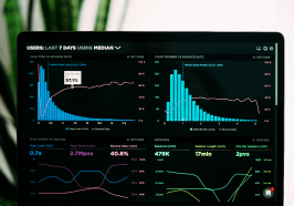 Graphs in a computer screen