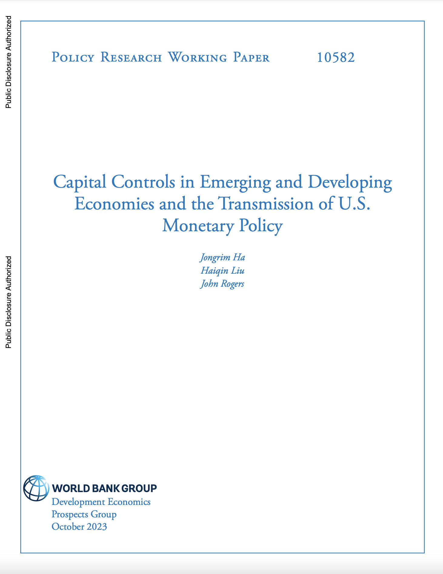 Image of working paper cover