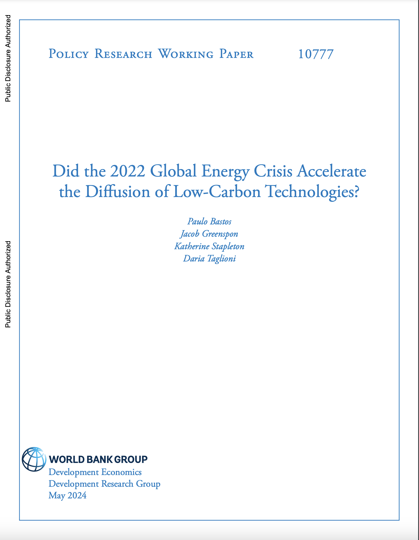 Image of working paper cover