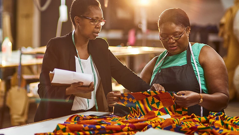 Women working