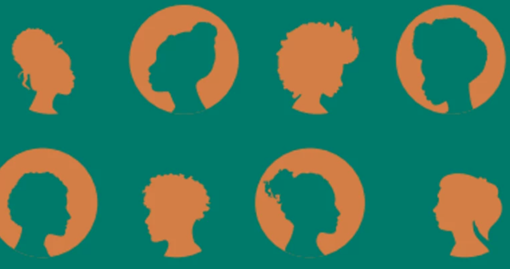 Illustration of women's profiles