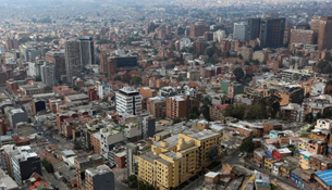 City view of Bogota