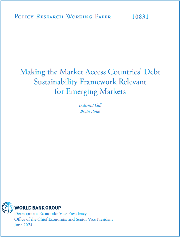 Making the Market Access Countries’ Debt Sustainability Framework Relevant for Emerging Markets