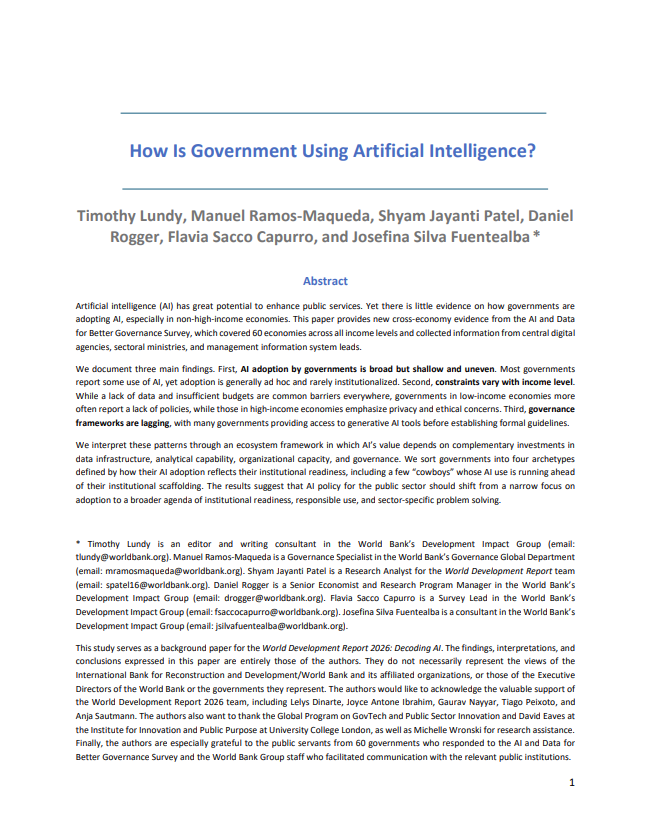 How Is Government Using Artificial Intelligence?