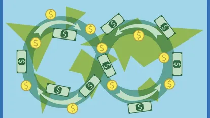 Illustration of financial flows