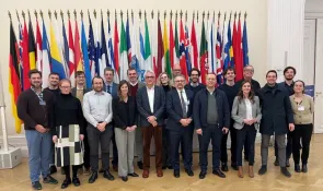 In-person participants at the OECD workshop on building micro-data.