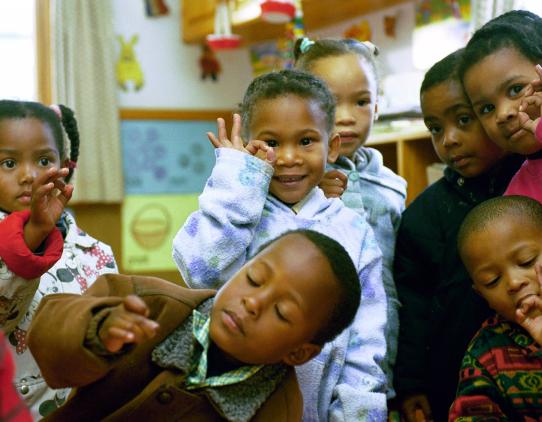 Chidren at a daycare Chidren at a daycare