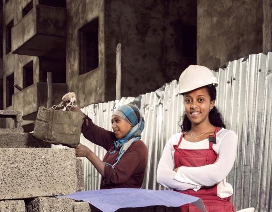 Female construction workers Female construction workers