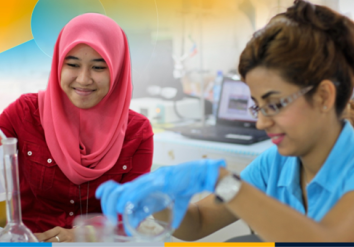 Women working in a lab Women working in a lab